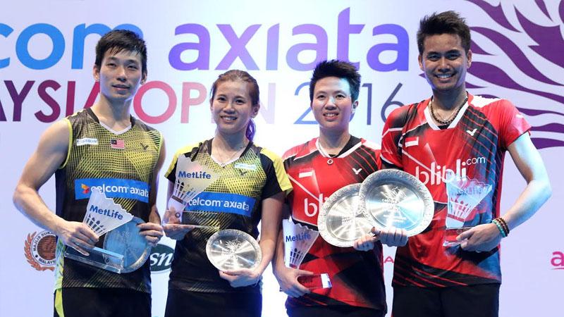 Momen Owi/Butet naiki podium juara Malaysia Open 2016.